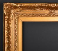 20th Century English School. A Louis Style Painted Composition Frame, with swept centres and