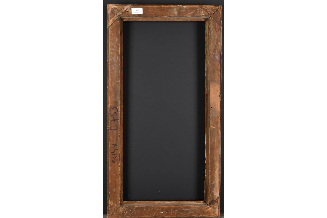 19th Century English School. A Carved Giltwood Frame, with swept centres and corners, rebate 26. - Image 3 of 3