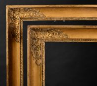 Early 19th Century French School. A Pair of Composition Empire Frames, rebate 30