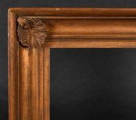 Early 19th Century English School. A Painted Hollow Frame, with composition shell corners, rebate