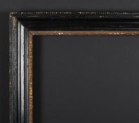 Early 19th century English School. A Darkwood Frame with a painted inner edge, rebate 20.25