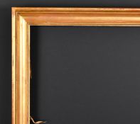 20th Century English school. A Gilt Composition Frame, rebate 21.25