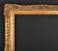 20th Century English School. A Louis Style Gilt Composition Frame, with swept centres and corners,