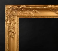20th Century European School. A Painted Composition Frame, with swept centres and corners, rebate