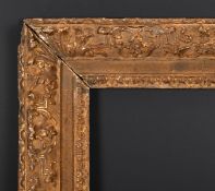 Late 18th Century French School. A Carved Giltwood Frame, rebate 14.5