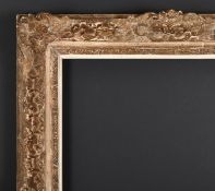 20th Century English School. A Painted Composition Frame with swept centres and corners and a