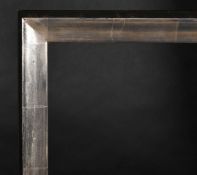 20th Century English School. A Silver Composition Frame with black outer edging, rebate 29.5