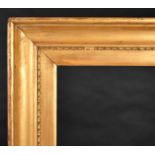 19th Century English School. A Gilt Composition Frame (a horizontal frame with central motif),