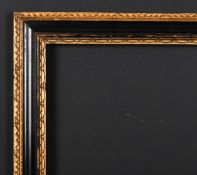 Early 19th Century English School. A Hogarth Style Carved Wood Frame, rebate 13.5