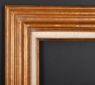 20th-21st Century English School. A Gilt Composition Frame with a fabric slip, rebate 16