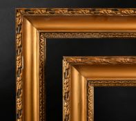 20th Century European School. A Pair of Painted Composition Frames, rebate 25.75