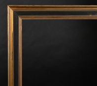20th Century European School. A Painted Gilt and Black Composition Frame, rebate 30