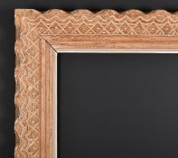 20th Century French School. A Painted Carved Wood Frame, rebate 21.75