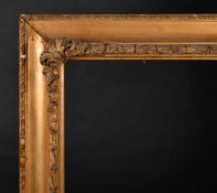 19th Century English School. A Gilt Composition Frame, with swept corners, rebate 34.75