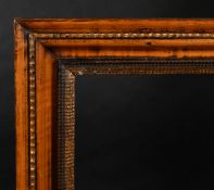 19th Century English School. A Polished Wooden Frame, rebate 21.5