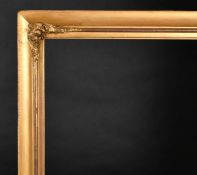19th Century English School. A Gilt Composition Frame, with swept corners, rebate 43
