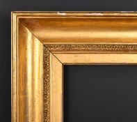 Early 19th Century English School. A Hollow Gilt Composition Frame, rebate 10.25