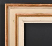 20th Century English School. A Painted Composition Frame, rebate 12
