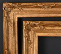 20th Century English School. A Pair of Gilt Composition Frames, with swept and pierced corners,