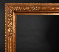 Early 20th Century American School. A Carved Giltwood Frame, rebate 45.5