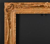 20th Century English School. Gilt Composition Frame with swept and pierced centres and corners,