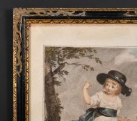 20th Century English School. A Hogarth Style Frame with metal corners, rebate 13.5