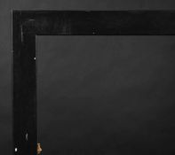 20th Century English School. A Black Painted Frame, rebate 29.5