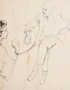 John Stanton Ward (1917-2007) British. Design for Grant's Whiskey Advertisement, Ink, unframed 22.5