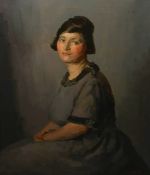 John Laviers Wheatley (1892-1955) British. Portrait of a Lady, Oil on canvas, Signed, and