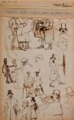 Horace Mann Livens (1862-1936) British. A Sketchbook of Figure, Character and Subject Studies, 28