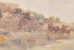 William Mathew Hale (1837-1929) British. 'Mardyke Ferry, Bristol', Watercolour, Inscribed and