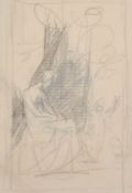 George Romney (1734-1802) British. Figure study, possibly for 'Two Sisters Contemplating on