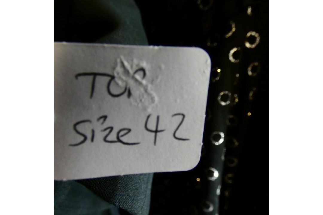 Ralph & Russo T07 Round Neck Top, Black, Size 42 (RRP £650) Perfectly tailored to contours of the bo - Image 4 of 4
