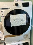 Hi Sense Heat Pump Breeze Dry Twin Flow 9Kg Tumble Dryer (Location: Winchester. Please Refer to Impo