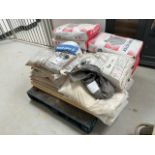 Pallet of 8x 25kg bags of Chaux Terechaux Pure Natural Hydraulic Lime, 5x Bags of Rose of Jericho Sh