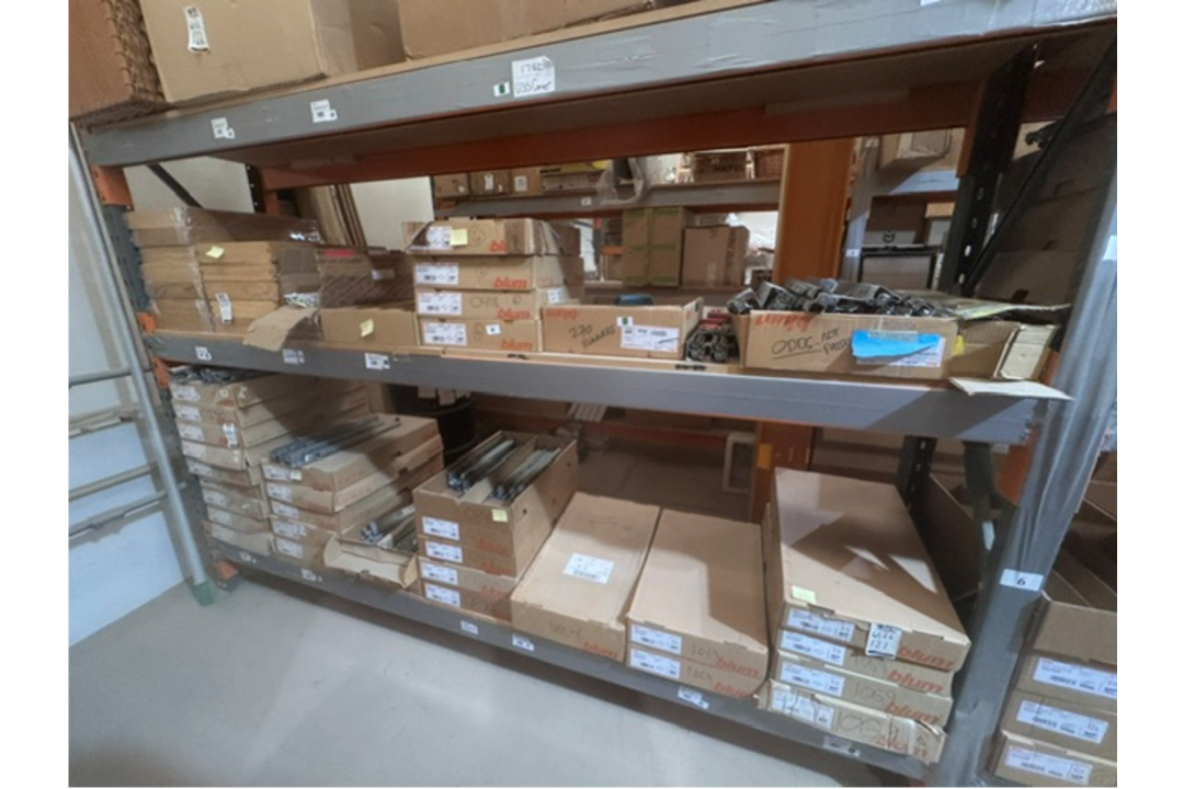 Quantity of Blum Cabinet Hardware, Drawer Sliders, Fittings Etc (To Be Collection Monday 27th to Wed - Image 1 of 13