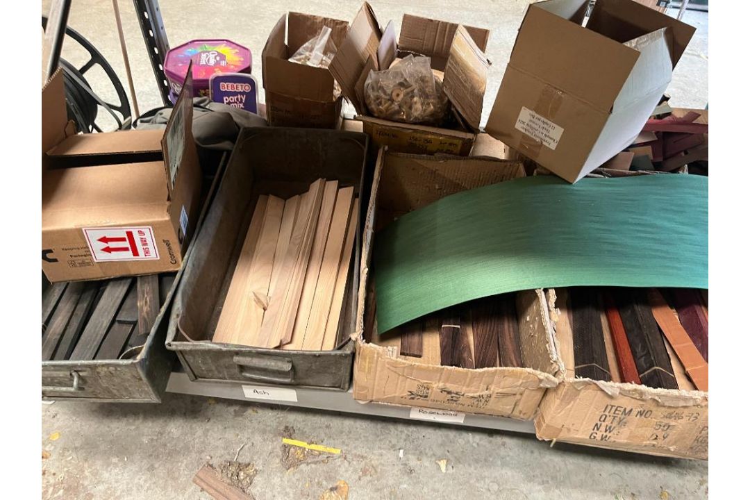 Contents of Rack of Assorted Veneer & Cue Components etc. (Rack Not Included) (Location: Worksop. Pl - Image 11 of 11