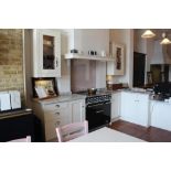 Shaker Layon Display Kitchen with 30mm Granite Worktop and Novy Extractor (Integrated Appliances Not
