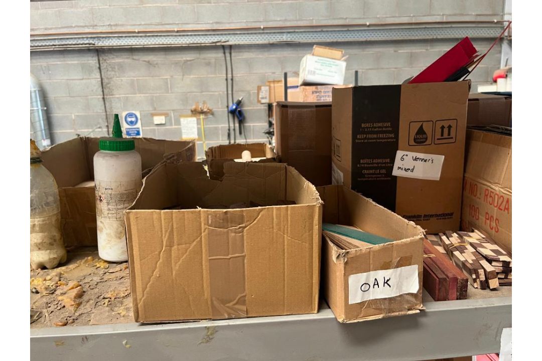 Contents of Rack of Assorted Veneer & Cue Components etc. (Rack Not Included) (Location: Worksop. Pl - Image 8 of 11