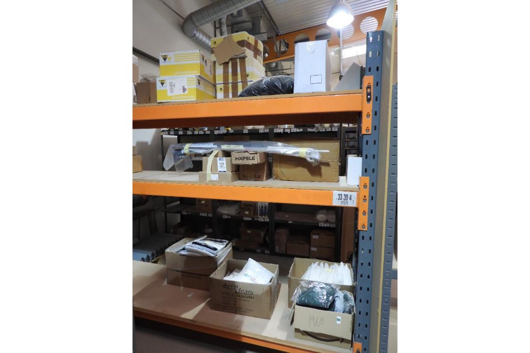 Contents of Racking Comprising, Disposable Coveralls, Sandblasting Hoods, Sia Wood Abrasives & Sundr - Image 2 of 7