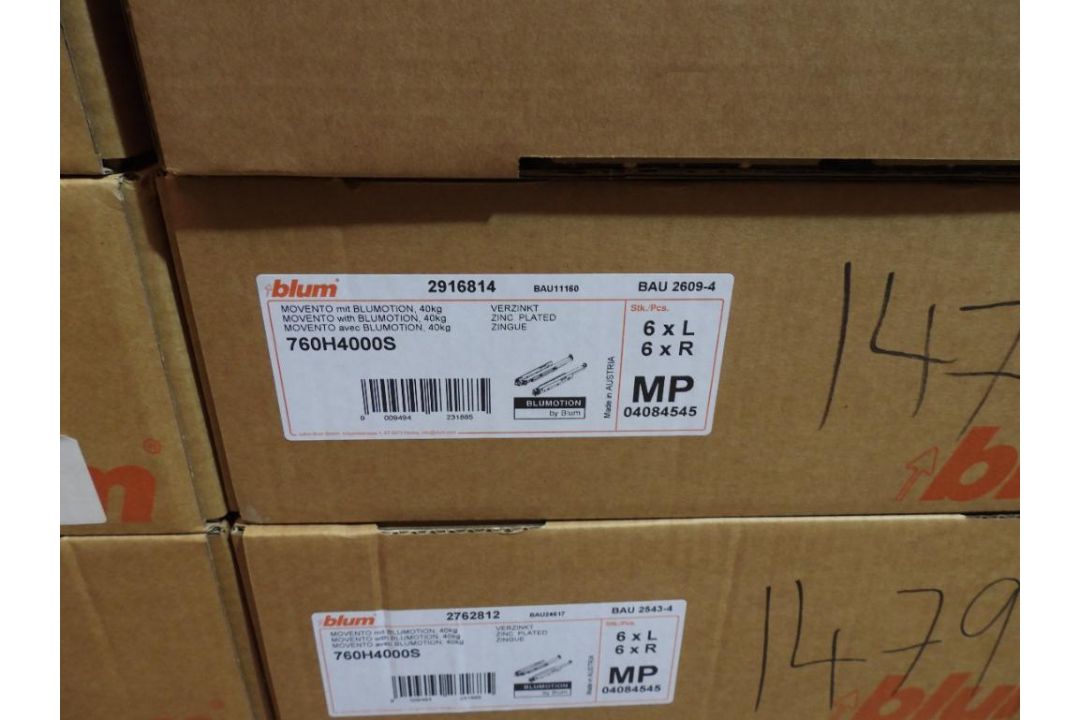 Quantity of Blum Cabinet Hardware, Drawer Sliders, Fittings Etc (To Be Collection Monday 27th to Wed - Image 6 of 13