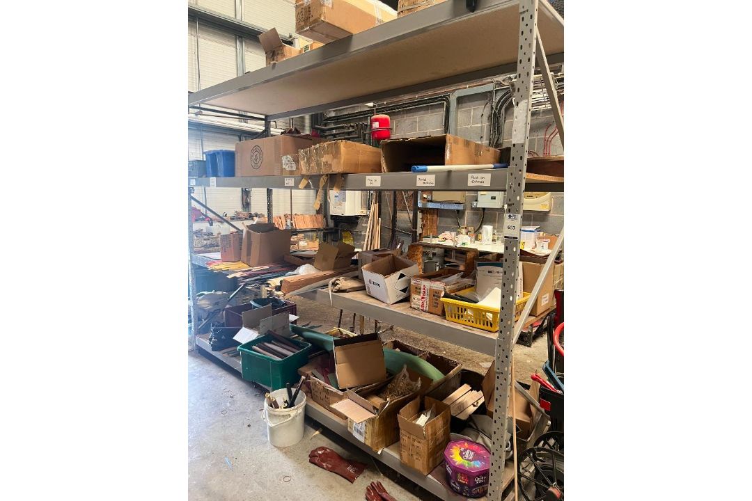 Contents of Rack of Assorted Veneer & Cue Components etc. (Rack Not Included) (Location: Worksop. Pl - Image 1 of 11