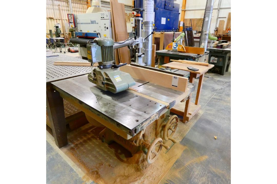 Wadkin Table Saw with Europa V4 Power Feed (Location: Wantage. Please Refer to Important Information - Image 1 of 6
