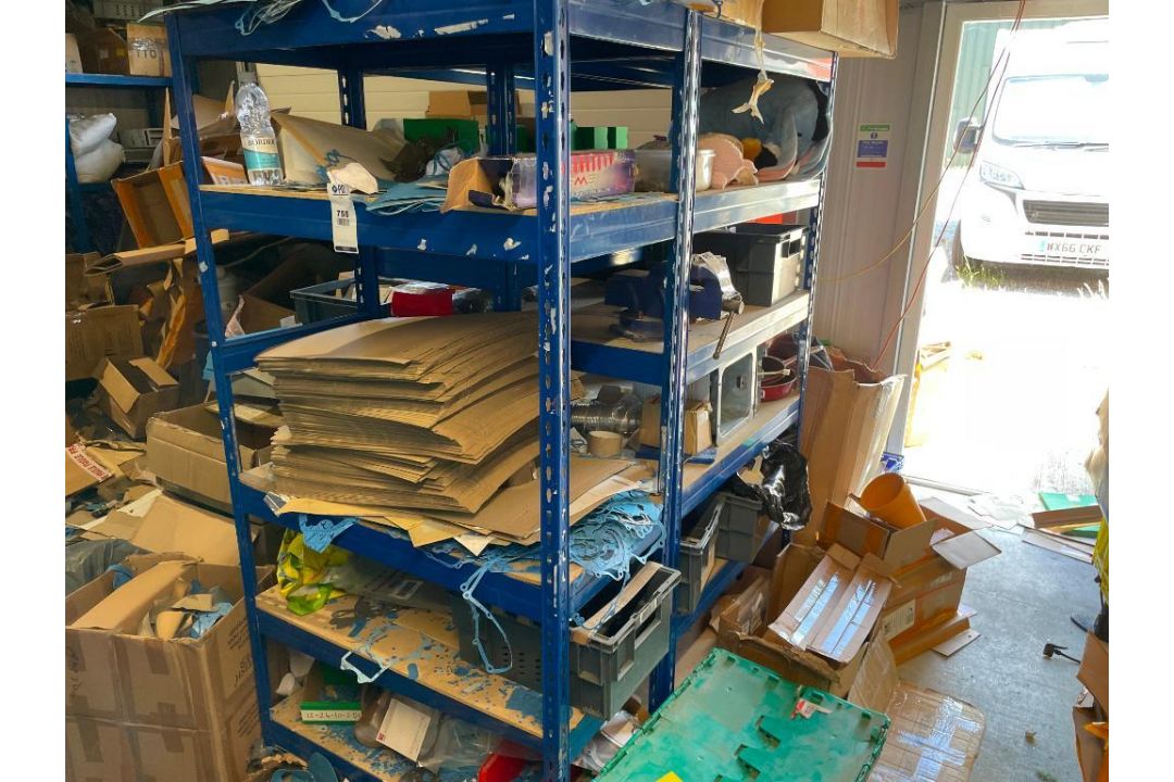 3 Bays of Light Duty Shelving, 1.8m Wide with Chipboard Shelves; 4 Bays of Low Level Similar & 2 Bay - Image 3 of 4