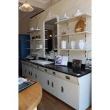 CDLC Piano Gloss Display Kitchen with Ceramic Sink and Monobloc Tap (Integrated Appliances Not Inclu