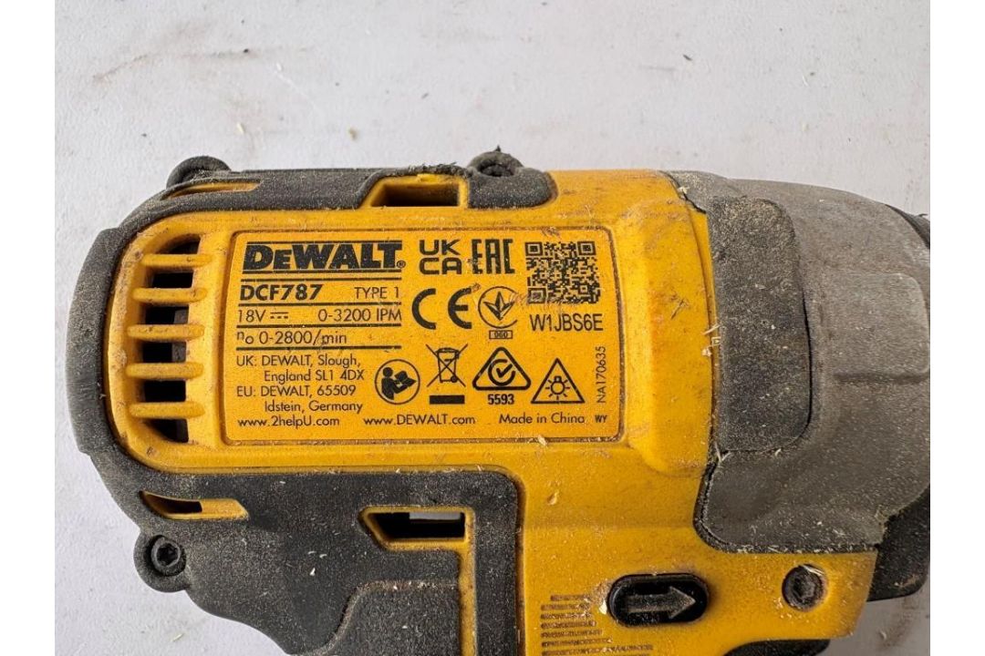 2 DeWalt DCF887 Impact Driver, & DeWalt Hammer Drill. With Charger & 18v Battery (Location: Brentwoo - Image 3 of 9