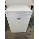 Bosch Series 2 Ex-Display Under Counter Fridge, Model Number KTR15BWFAG/O1, Serial Number 9911205209