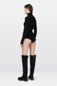 Ralph & Russo 20F 13 T235 Top, Black, Size XL, (RRP £650), Turtle neck long sleeved bodysuit in back