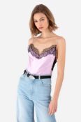 Ralph & Russo 20P 11 T235, Peony, Size 36, (RRP £595), The Camisole Bodysuit is crafted from luxurio