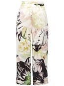 Ralph & Russo 19U11 P18 Trousers, Pink/Mint Print, Size 42, (RRP £1,390), Oversize pyjama trousers i